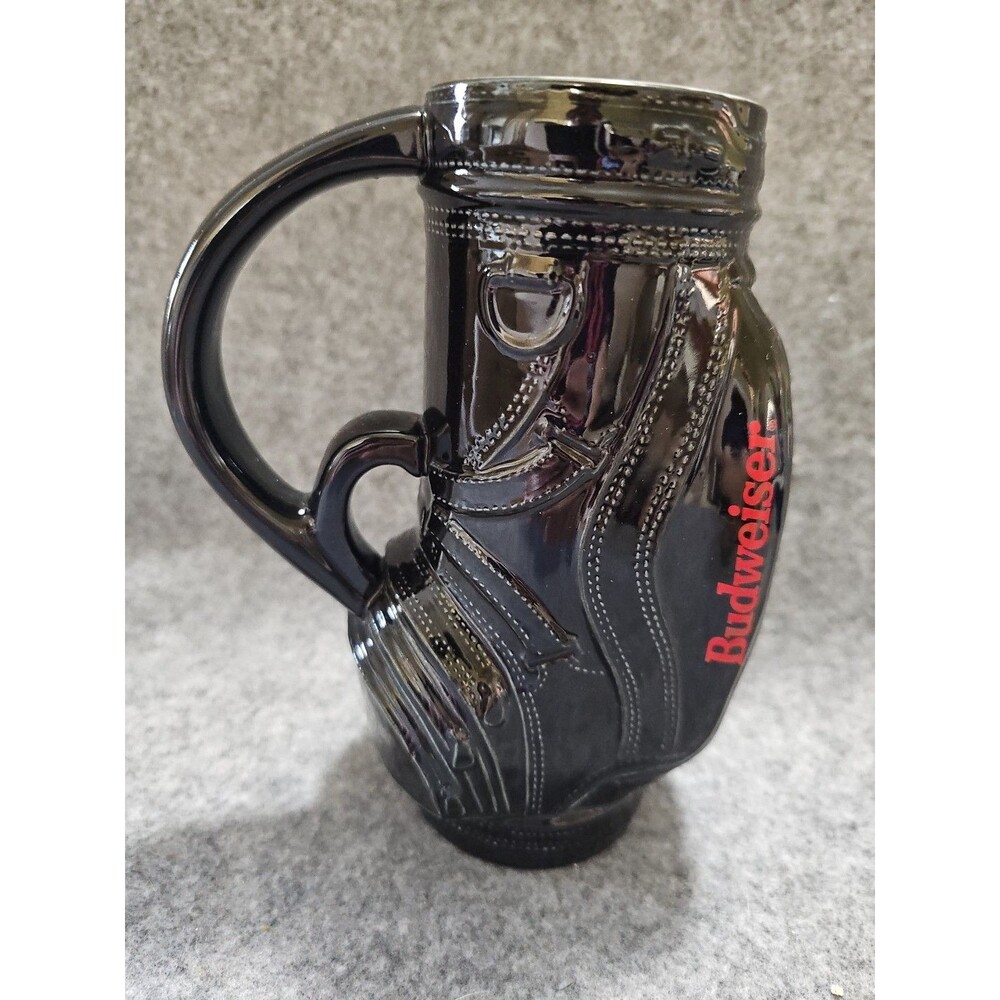 Budweiser King of Beers Golf Bag Stein 7” VTG 90s Golfcore Dad Gift New Open Box